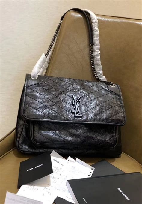 ysl niki chain bag black|ysl niki tote bag.